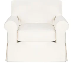Fairbanks Slipcover Chair - White