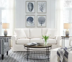 Fairbanks Slipcover Sofa with Cloud Cushions