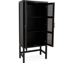 Finland Tall Cabinet - Black