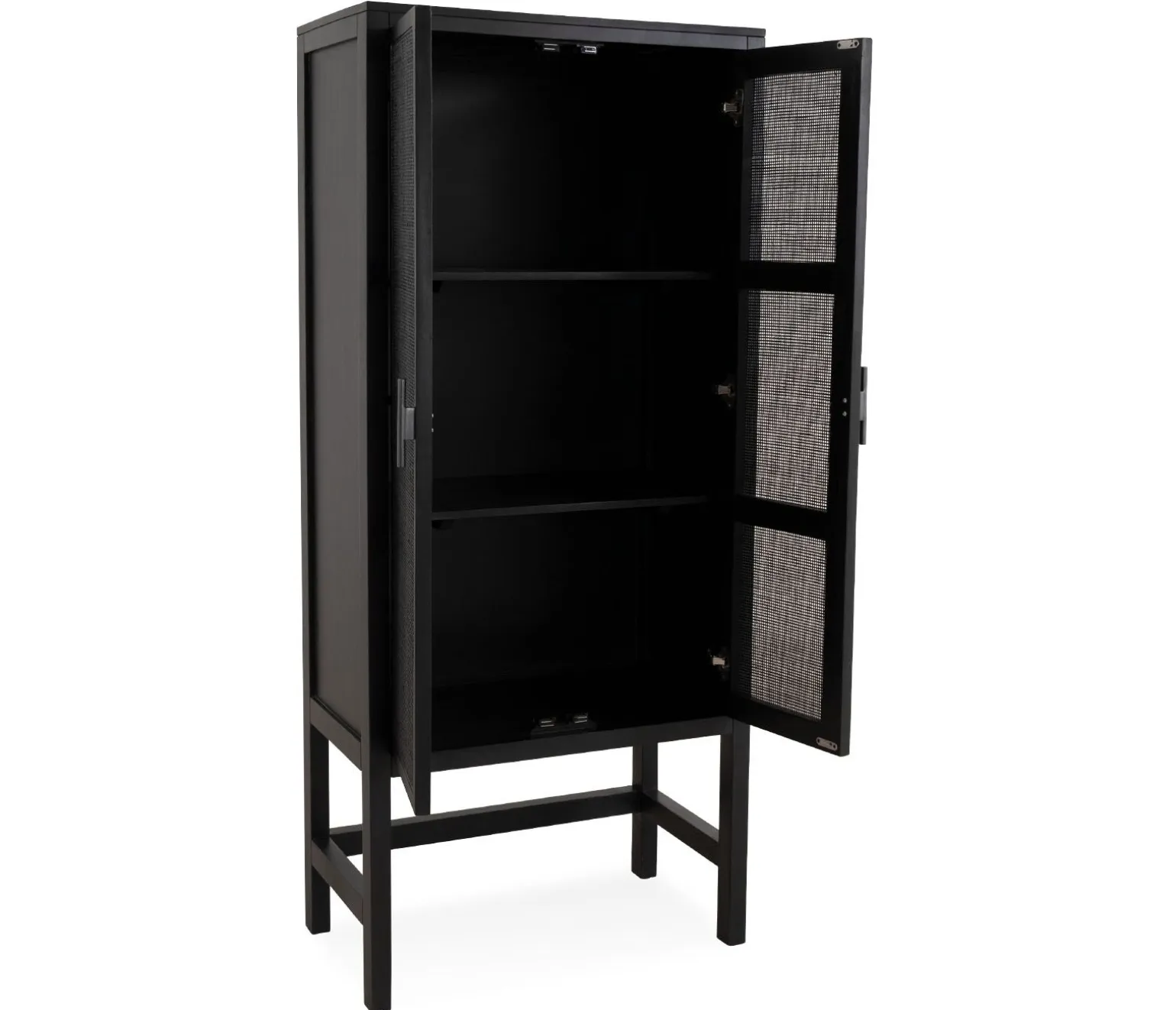 Finland Tall Cabinet - Black