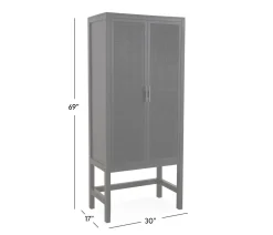 Finland Tall Cabinet - Black