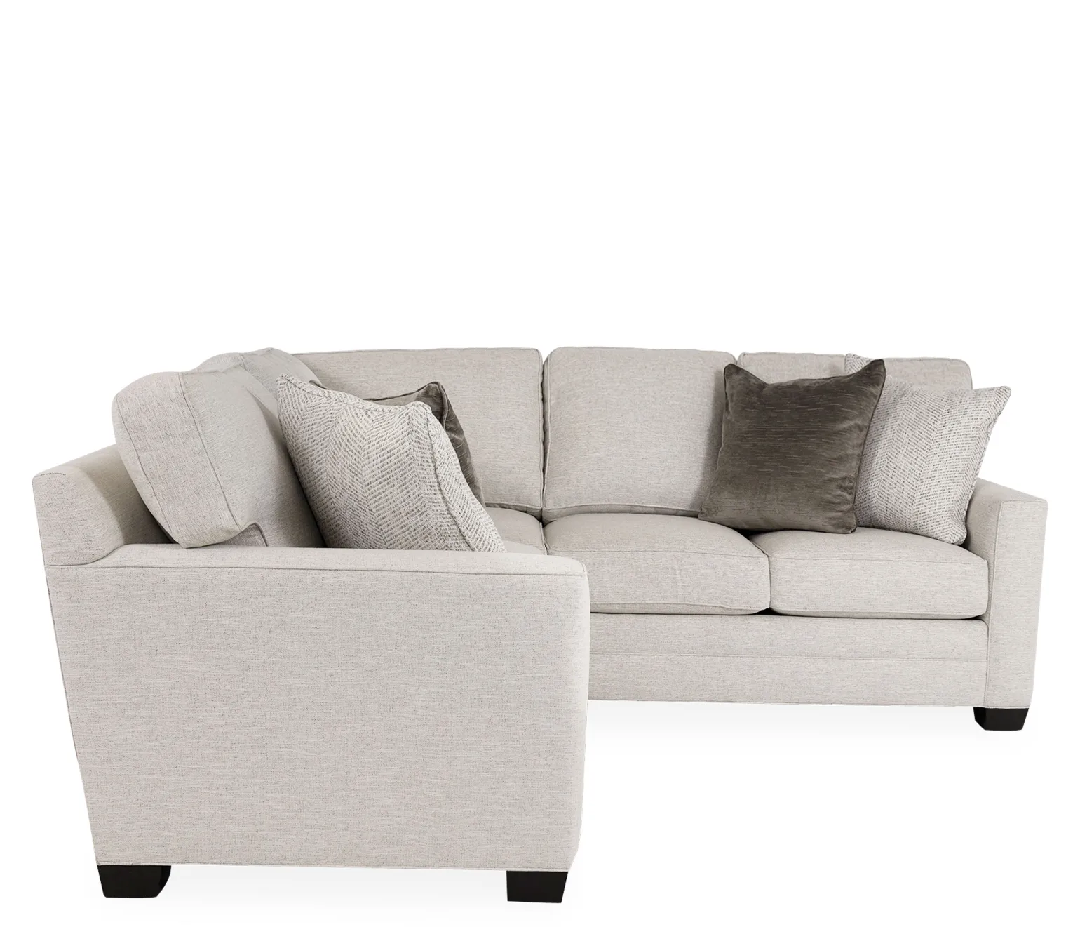 Flannery 2 Piece Sectional - LAC Sofa w/ corner & RA Loveseat