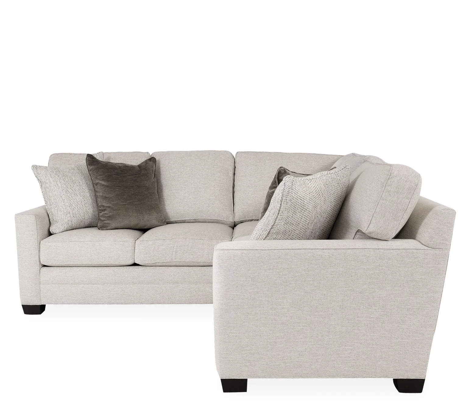 Flannery 2 Piece Sectional - RAC Sofa w/ corner & LA Loveseat