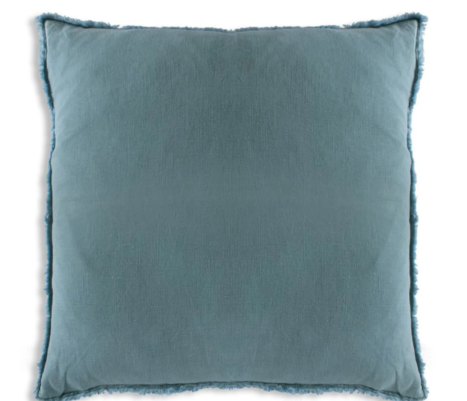 Fringed Sea Green Pillow