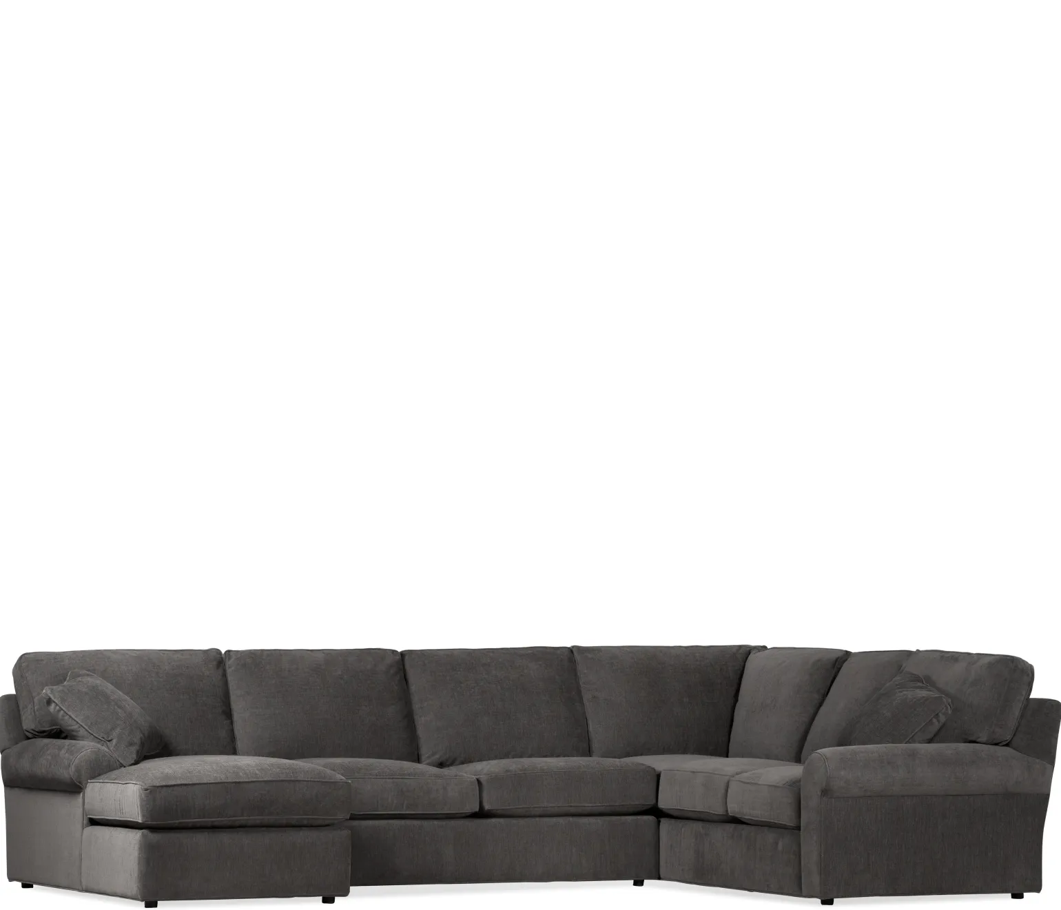 Hampton 3-Piece Sectional - RAF Corner Sofa, Armless Loveseat, LAF Chaise