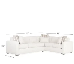 Harmony 2-Piece Sectional - LAF Sofa, RAF Sofa Return