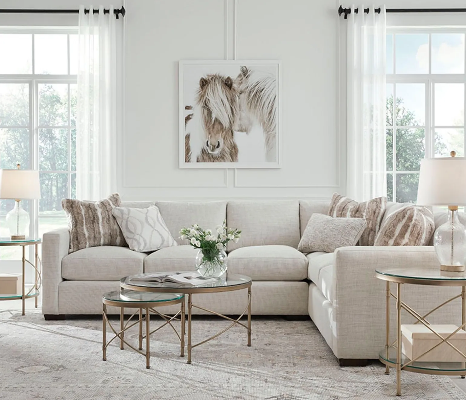 Harmony 2-Piece Sectional - LAF Sofa, RAF Sofa Return