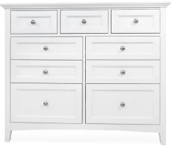 Henderson 9-Drawer Dresser - Snowbound White