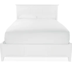 Henderson King Platform Storage Bed - Snowbound White
