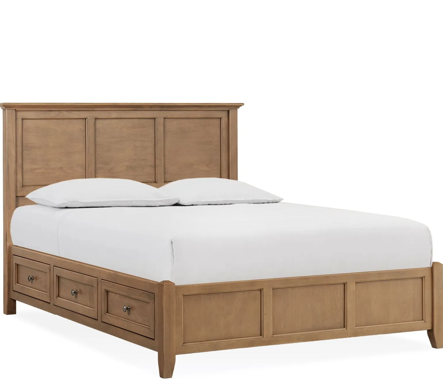 Henderson King Storage Bed - Pecan