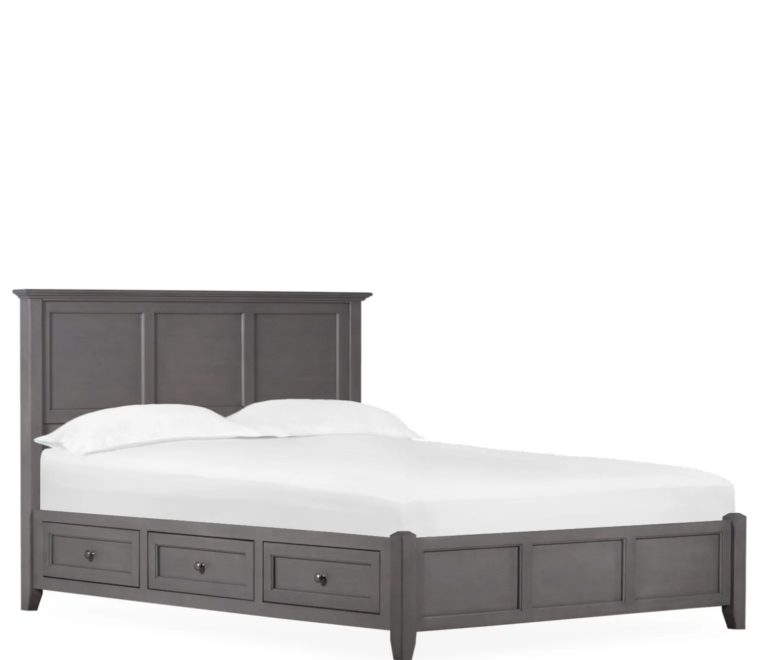 Henderson Queen Platform Storage Bed - Fieldstone