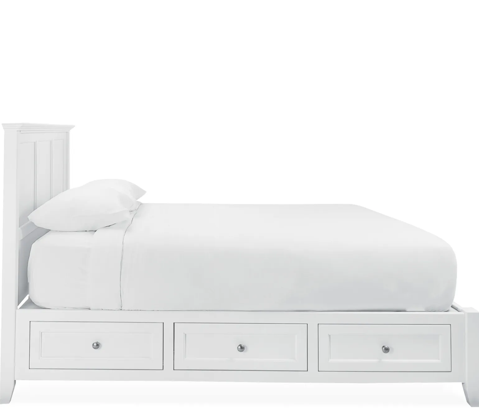Henderson Queen Platform Storage Bed - Snowbound