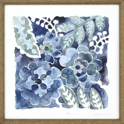 Indigo Ornament II