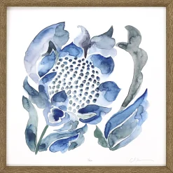 Indigo Ornament II