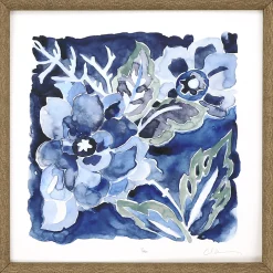 Indigo Ornament II
