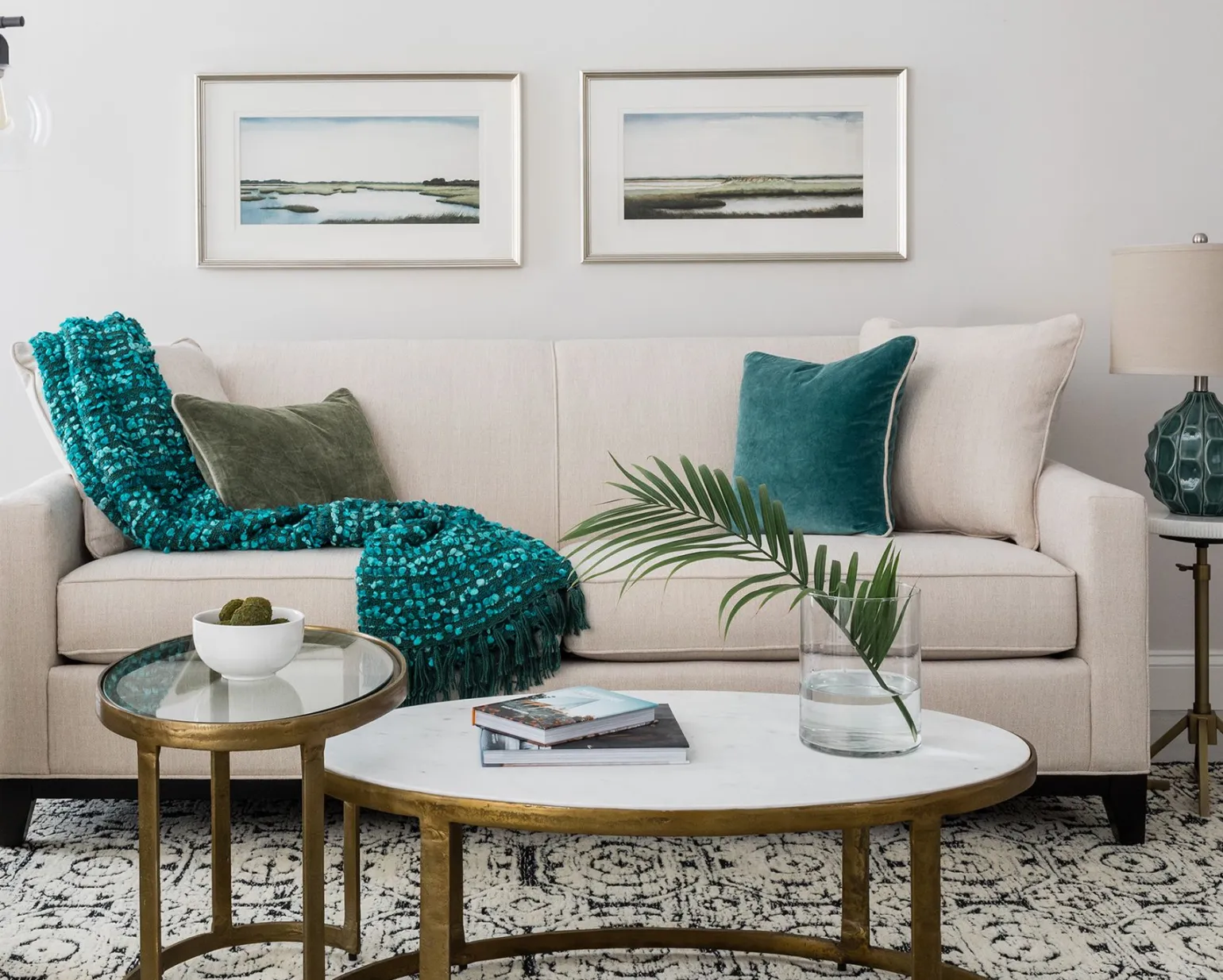 Loom Moss Kidney Pillow