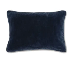Loom Navy Kidney Pillow