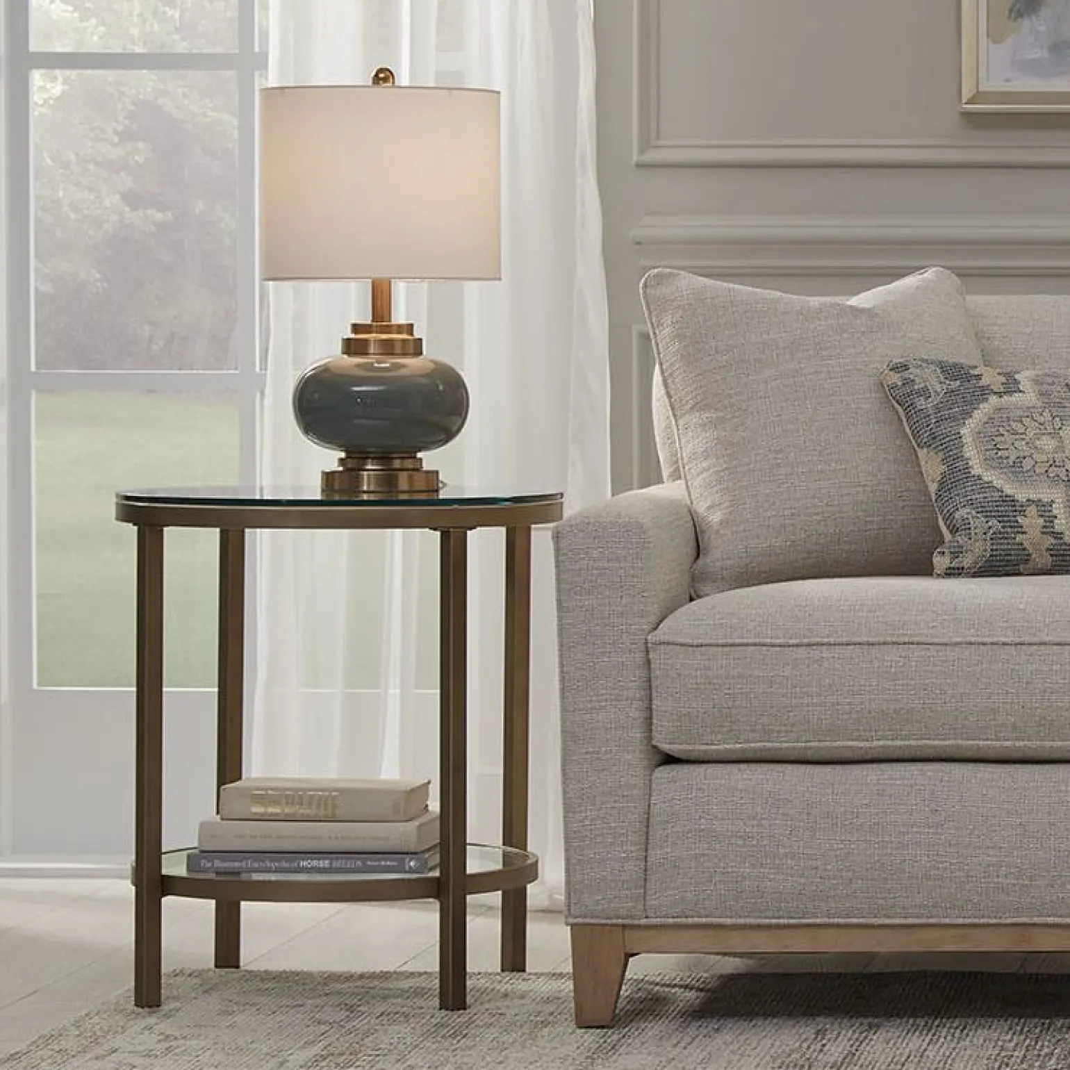 Lydia Round End Table