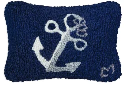 Mini Anchor Hooked Pillow
