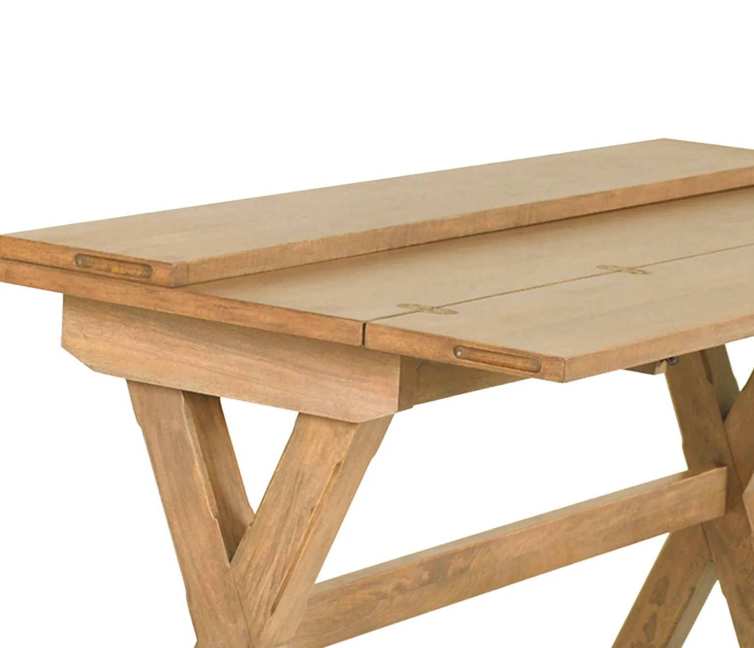 Montgomery Flip Top Console Table - Hickory