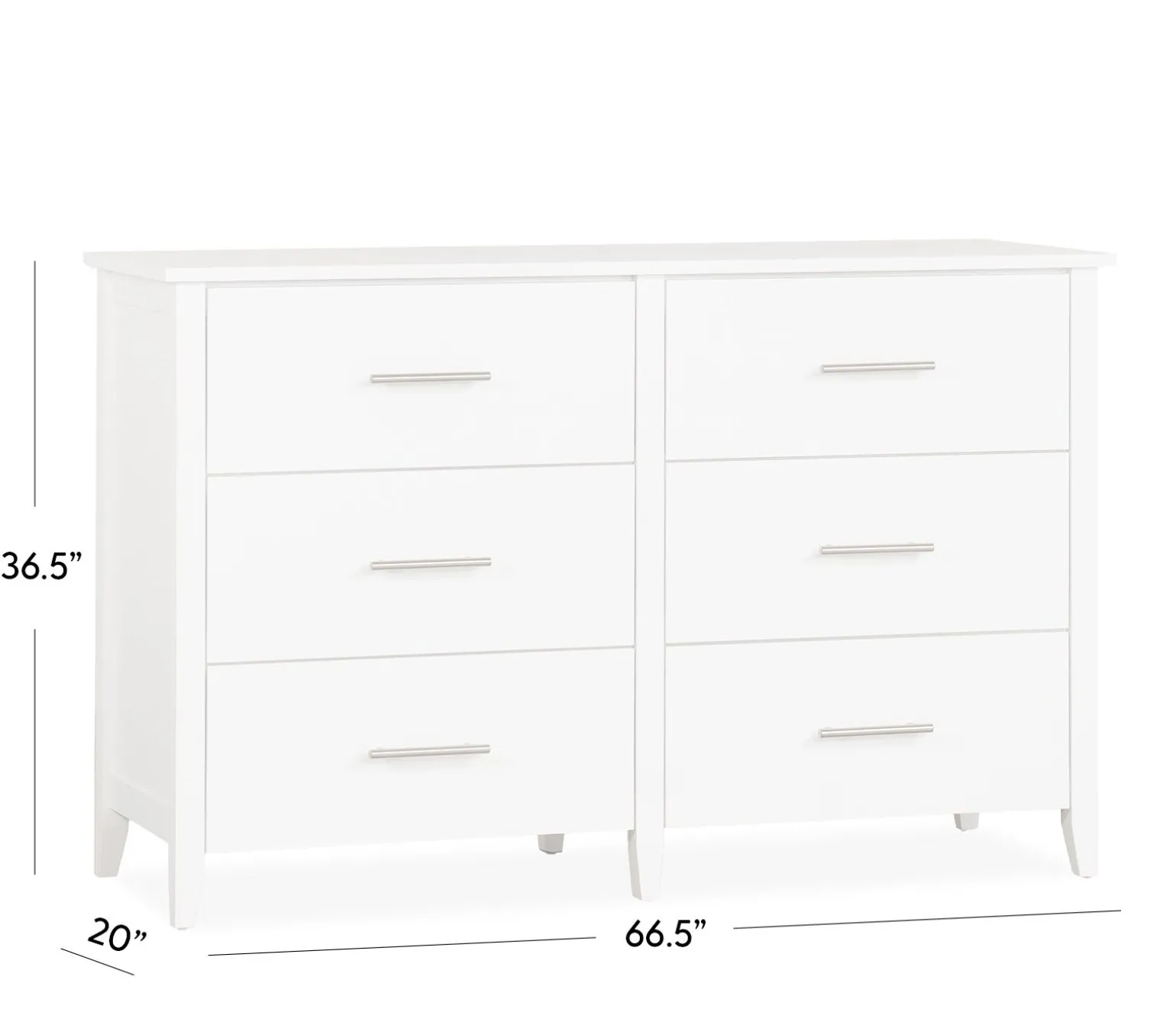 Nantucket 6-Drawer Dresser