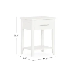 Nantucket 1-Drawer Nightstand
