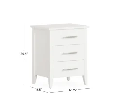Nantucket 3-Drawer Nightstand