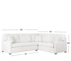 Newman 2-Piece Sectional - LHF Arm Sofa & RHF Corner Sofa