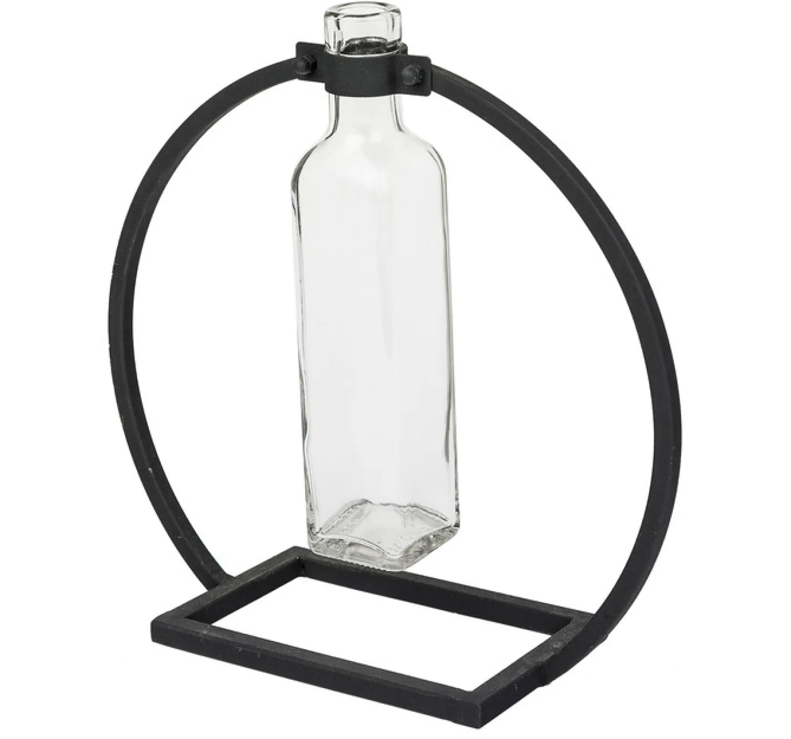 Nica II Tall Vase on Metal Stand