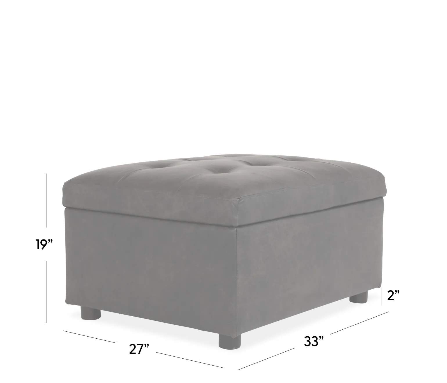 Noah Storage Cocktail Ottoman - Telluride