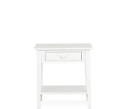Outer Banks End Table - Pure White