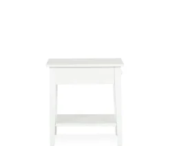 Outer Banks End Table - Pure White