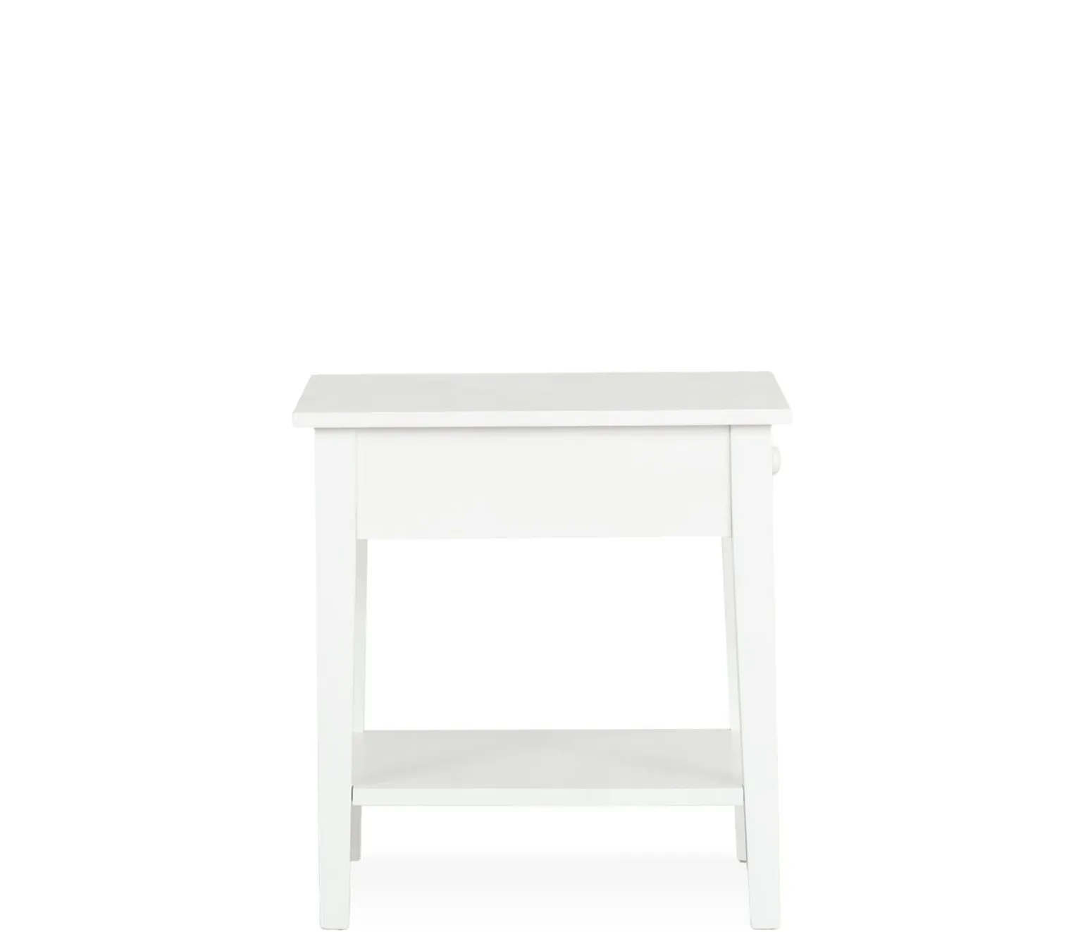 Outer Banks End Table - Pure White