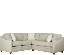Oxford 2 PC Small Power Sectional LAF Sofa w/ corner & RAF Loveseat