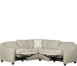 Oxford 2 PC Small Power Sectional LAF Sofa w/ corner & RAF Loveseat