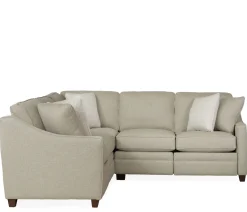 Oxford 2 PC Small Power Sectional LAF Sofa w/ corner & RAF Loveseat