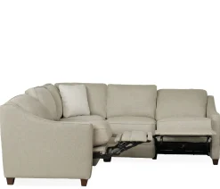 Oxford 2 PC Small Power Sectional LAF Sofa w/ corner & RAF Loveseat