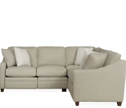 Oxford 2 PC Small Power Sectional RAF Sofa w/corner & LAF Loveseat