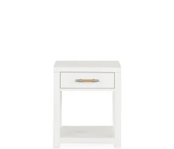 Palisades End Table - White
