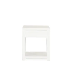 Palisades End Table - White