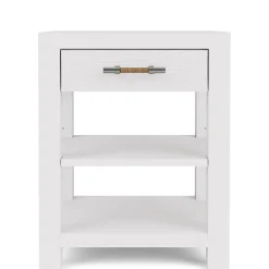 Palisades One Drawer Nightstand - White