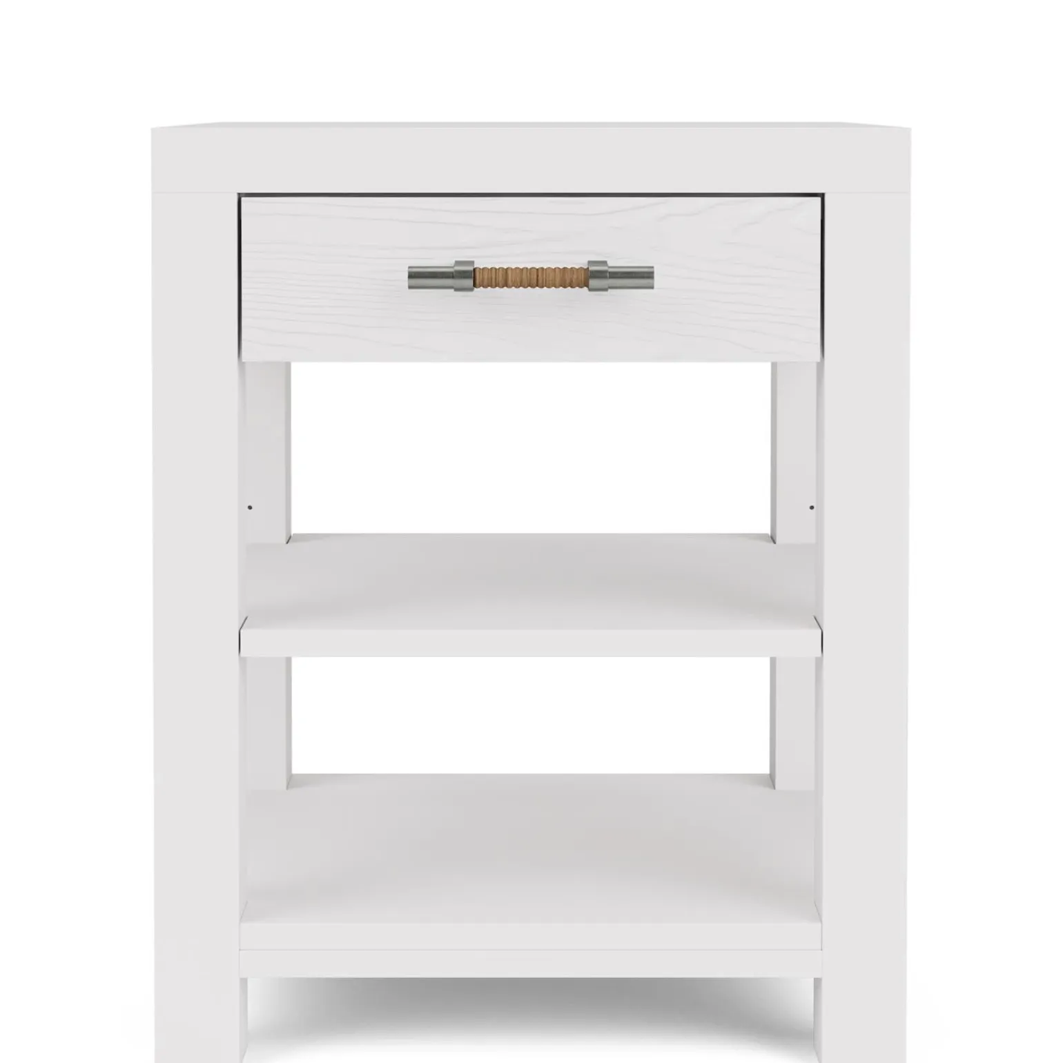 Palisades One Drawer Nightstand - White