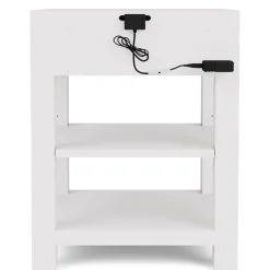 Palisades One Drawer Nightstand - White