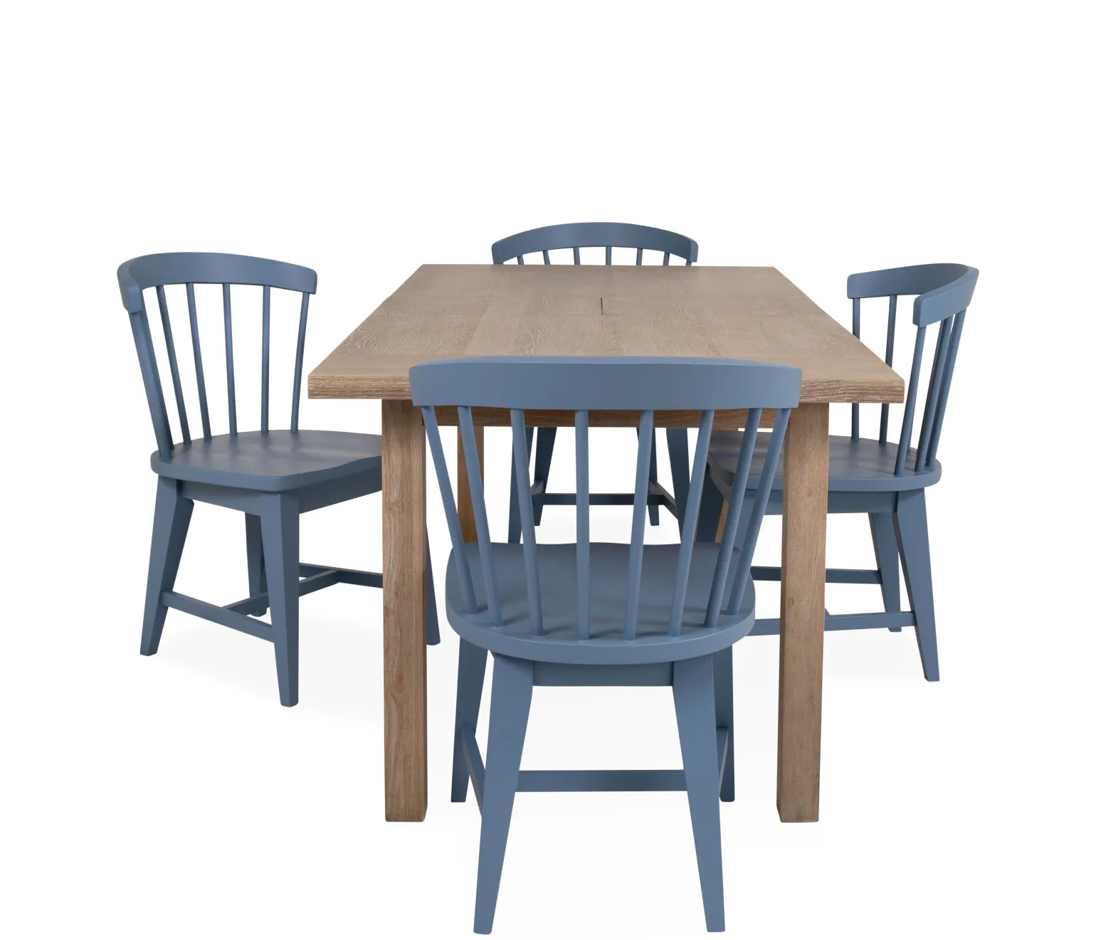 Palisades 5-Piece Dining Set - Cabana Blue Chairs