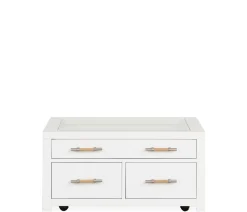 Palisades Square Coffee Table - White