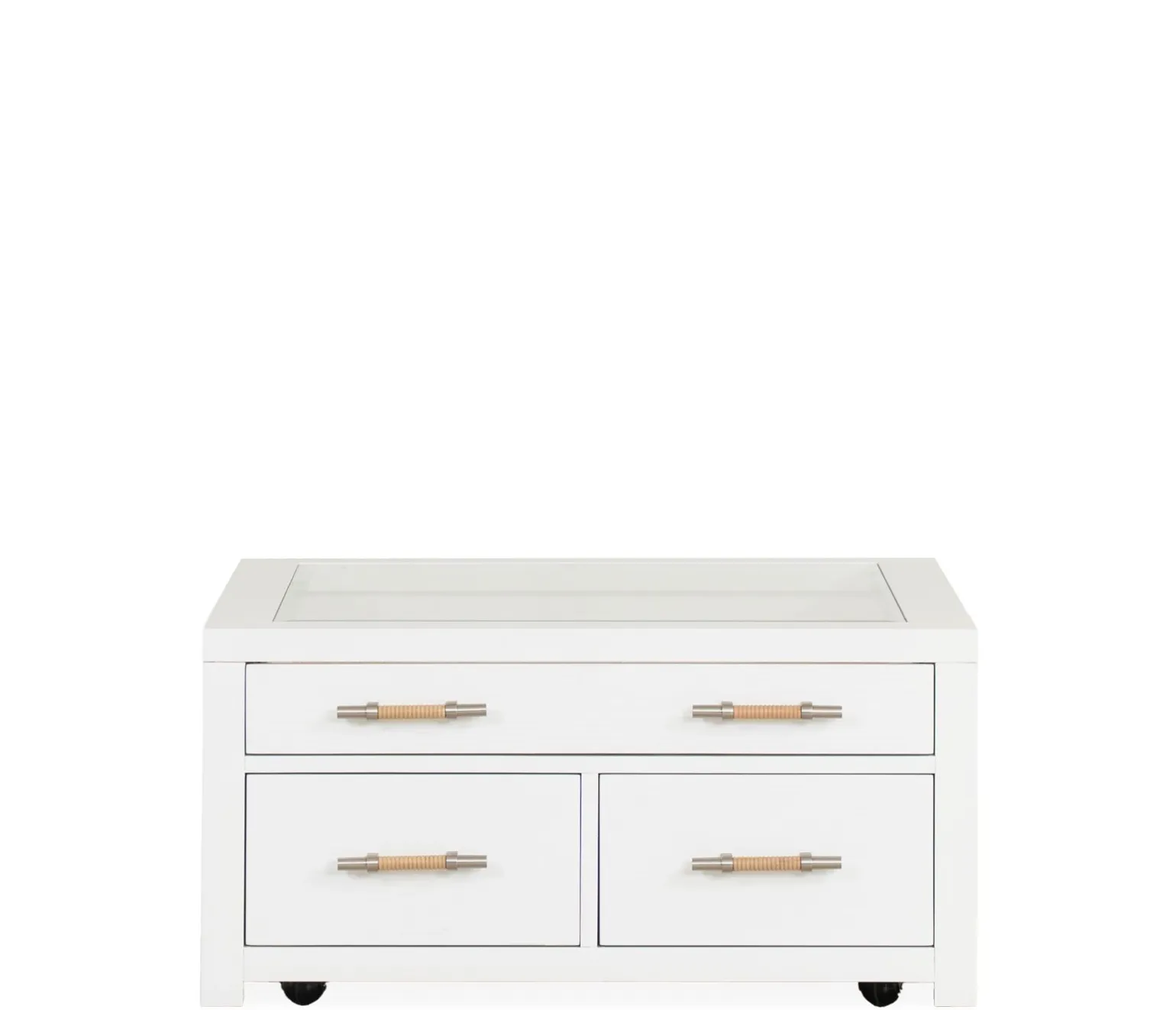 Palisades Square Coffee Table - White