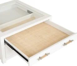 Palisades Square Coffee Table - White
