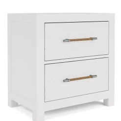 Palisades Two Drawer Nightstand - White