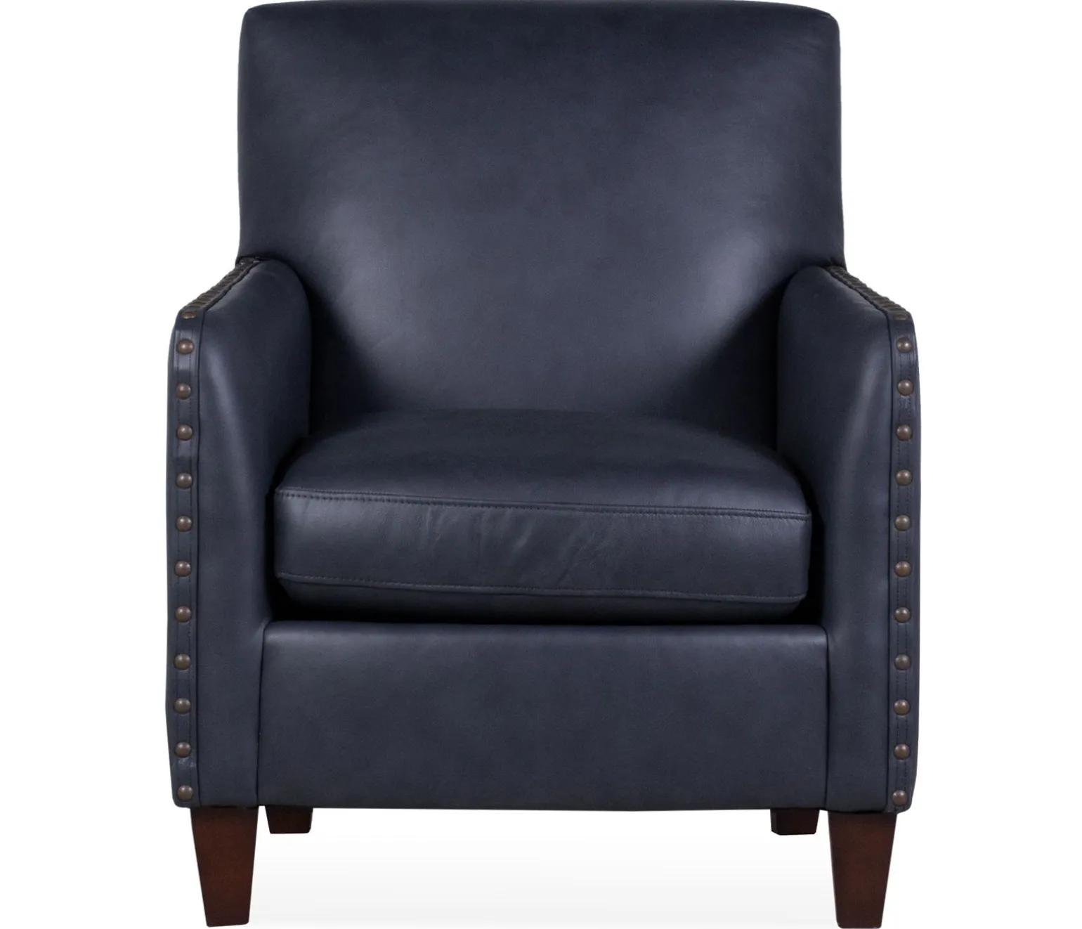 Paxton Leather Chair - Allenby Dark Blue
