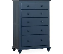 Pocasset 5-Drawer Chest - Denim